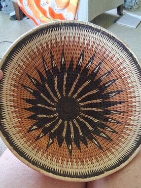 Handwoven African Decorative Woven Basket
